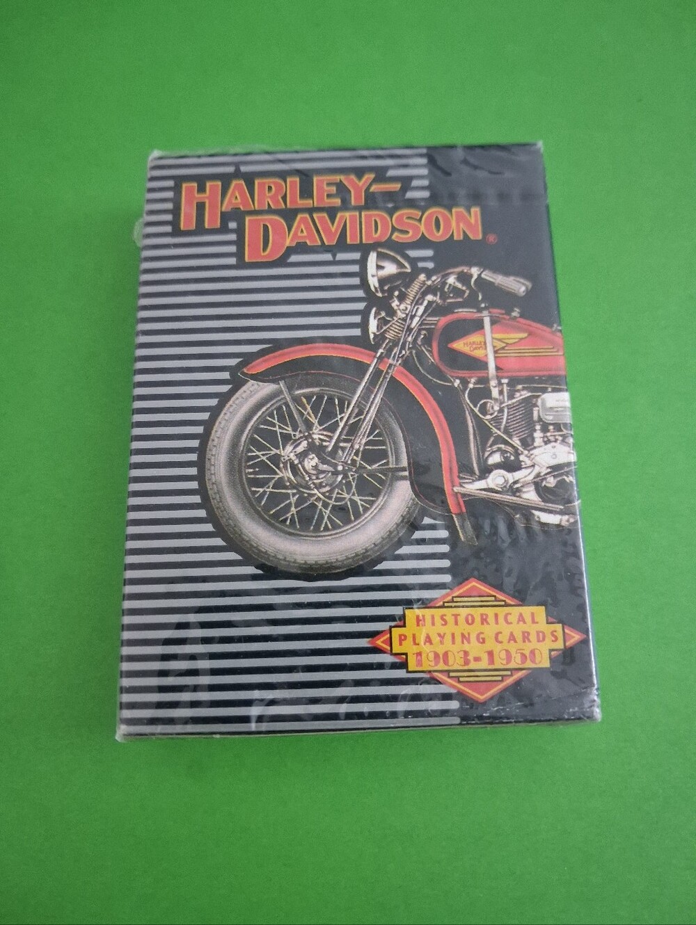 Vintage 1997 Harley-Davidson Historical Playing Cards 1903–1950 – Sealed